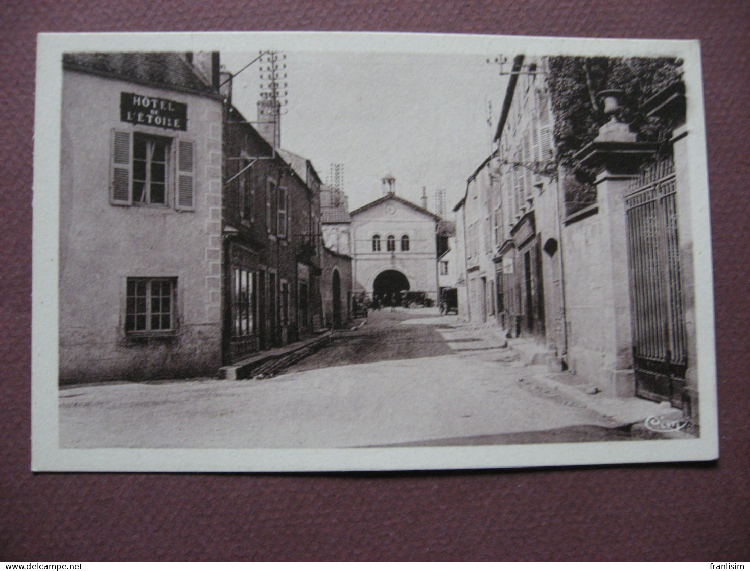 CPA PHOTO 21 GEVREY CHAMBERTIN Place De La Mairie HOTEL DE L'ETOILE - Gevrey Chambertin