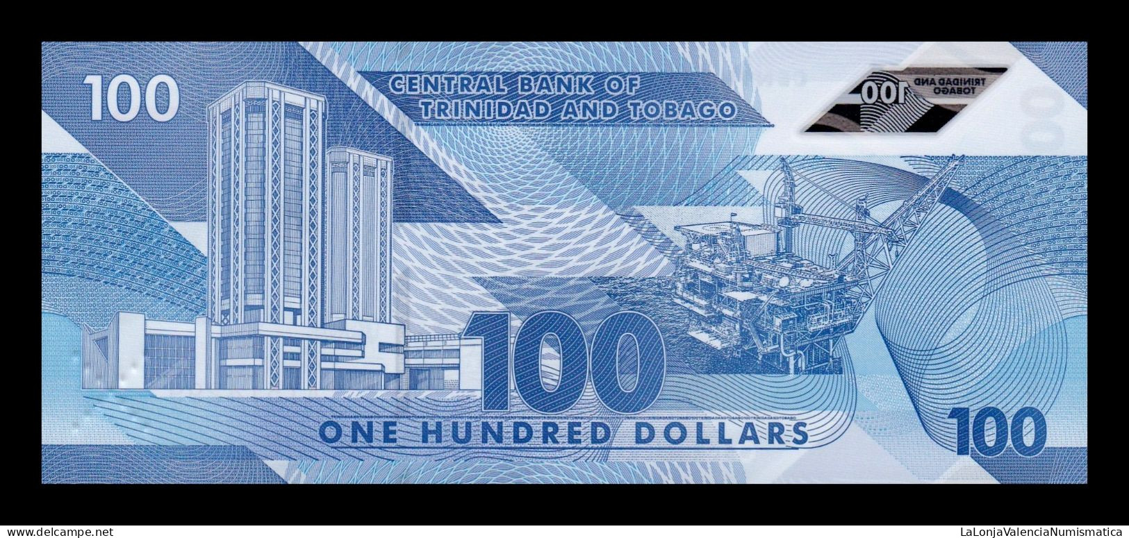 Trinidad & Tobago 100 Dollars 2019 Pick 65 Polymer Sc Unc - Trinité & Tobago