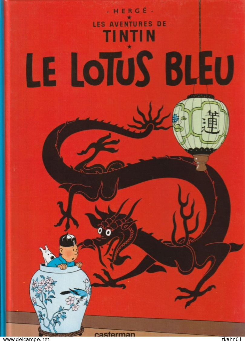 TINTIN " TINTIN LE LOTUS BLEU " CASTERMAN 2 - Tintin