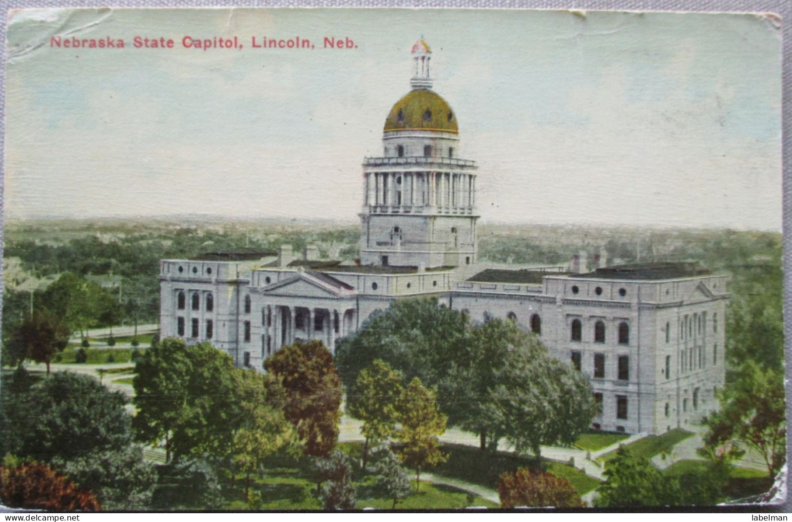 USA UNITED STATES NEBRASKA LINCOLN STATE CAPITOL KARTE CARD POSTCARD CARTE POSTALE ANSICHTSKARTE CARTOLINA POSTKARTE - Las Vegas