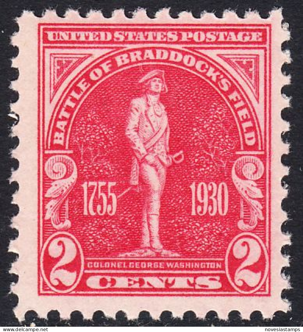 !a! USA Sc# 0688 MNH SINGLE (a4) - Braddocks Fields - Unused Stamps