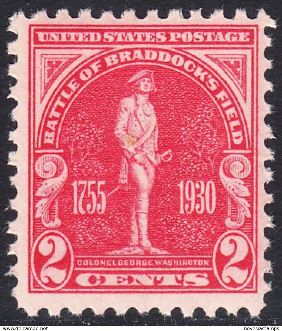 !a! USA Sc# 0688 MNH SINGLE (a6) - Braddocks Fields - Unused Stamps