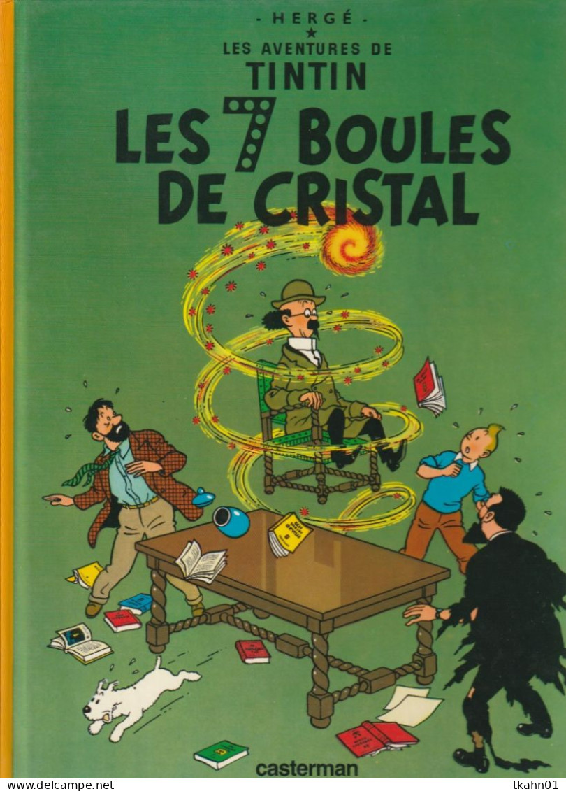 TINTIN " TINTIN LES 7 BOULES DE CRISTAL " CASTERMAN DE 1980 2 - Tintin