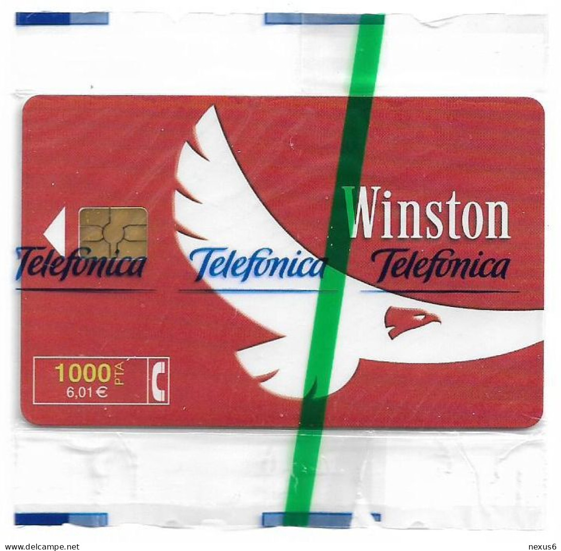 Spain - Telefonica - Winston Tobacco - CP-184 - 04.2000, 1.000PTA, 12.611ex, NSB - Conmemorativas Y Publicitarias