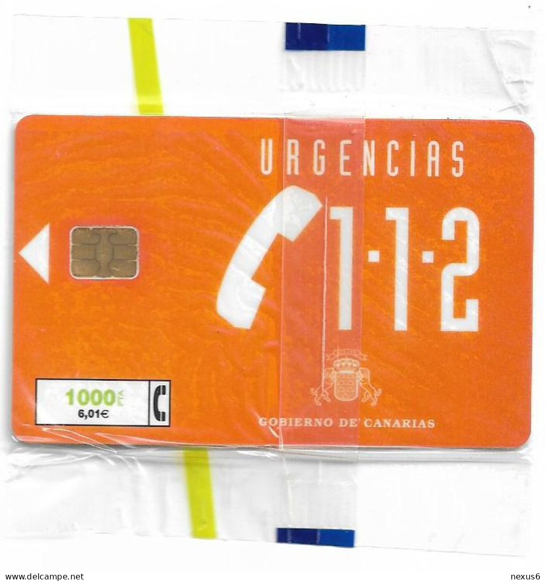 Spain - Telefónica - Urgencias 112 - CP-165 - 08.1999, 1.000PTA, 5.000ex, NSB - Werbekarten