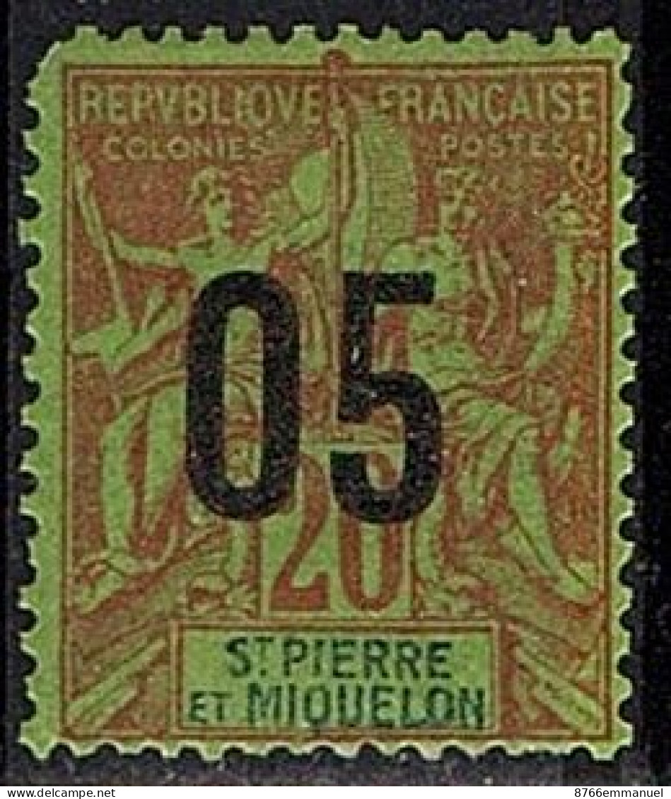 SAINT-PIERRE-ET-MIQUELON N°97 N* - Unused Stamps