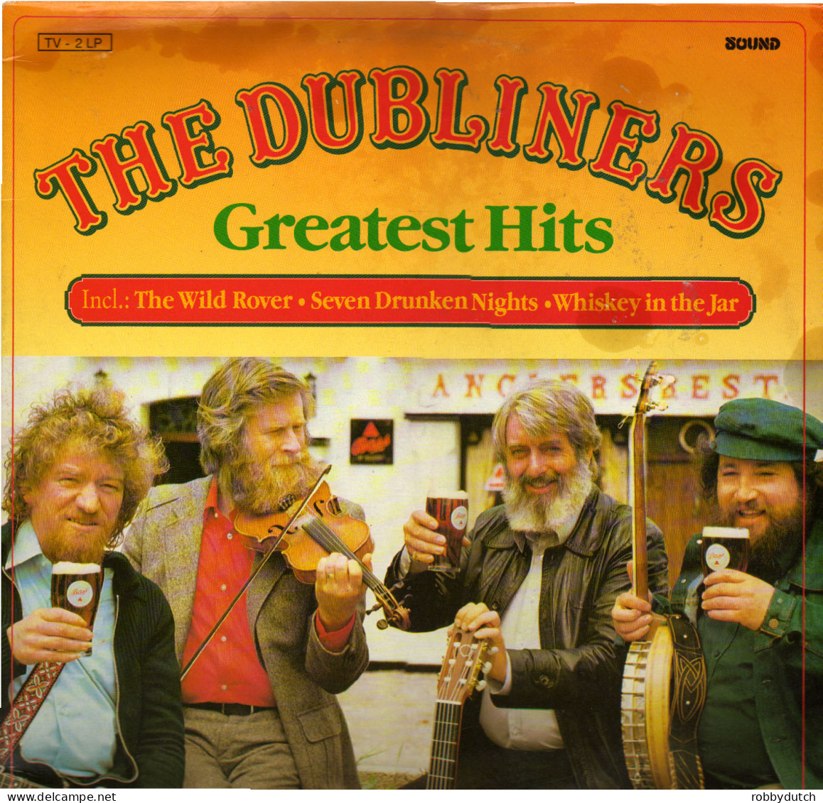 * 2LP *  The DUBLINERS - GREATEST HITS (Holland 1989 EX) - Country & Folk