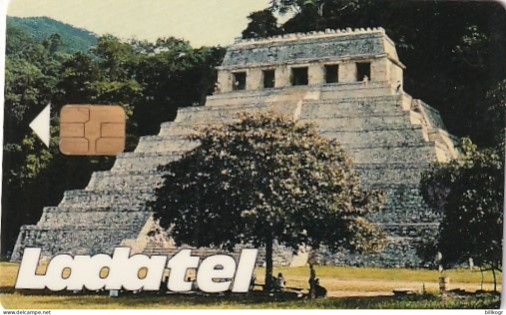 MEXICO - Piramide Maya, GPT Field Trial Card(30000 Pesos), Used - Mexique