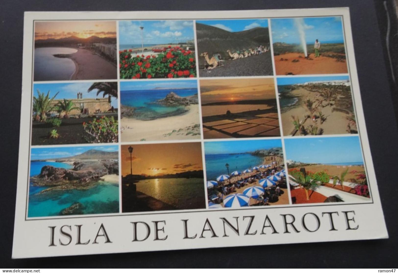 Isla De Lanzarote - Vistas Parciales - Brito & Manzano, Souvenirs - # 044 L - Lanzarote