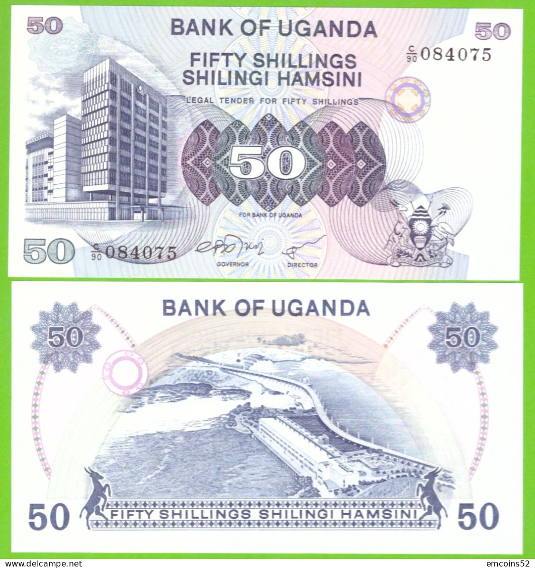 UGANDA 50 SHILINGI 1979 P-13b UNC - Uganda