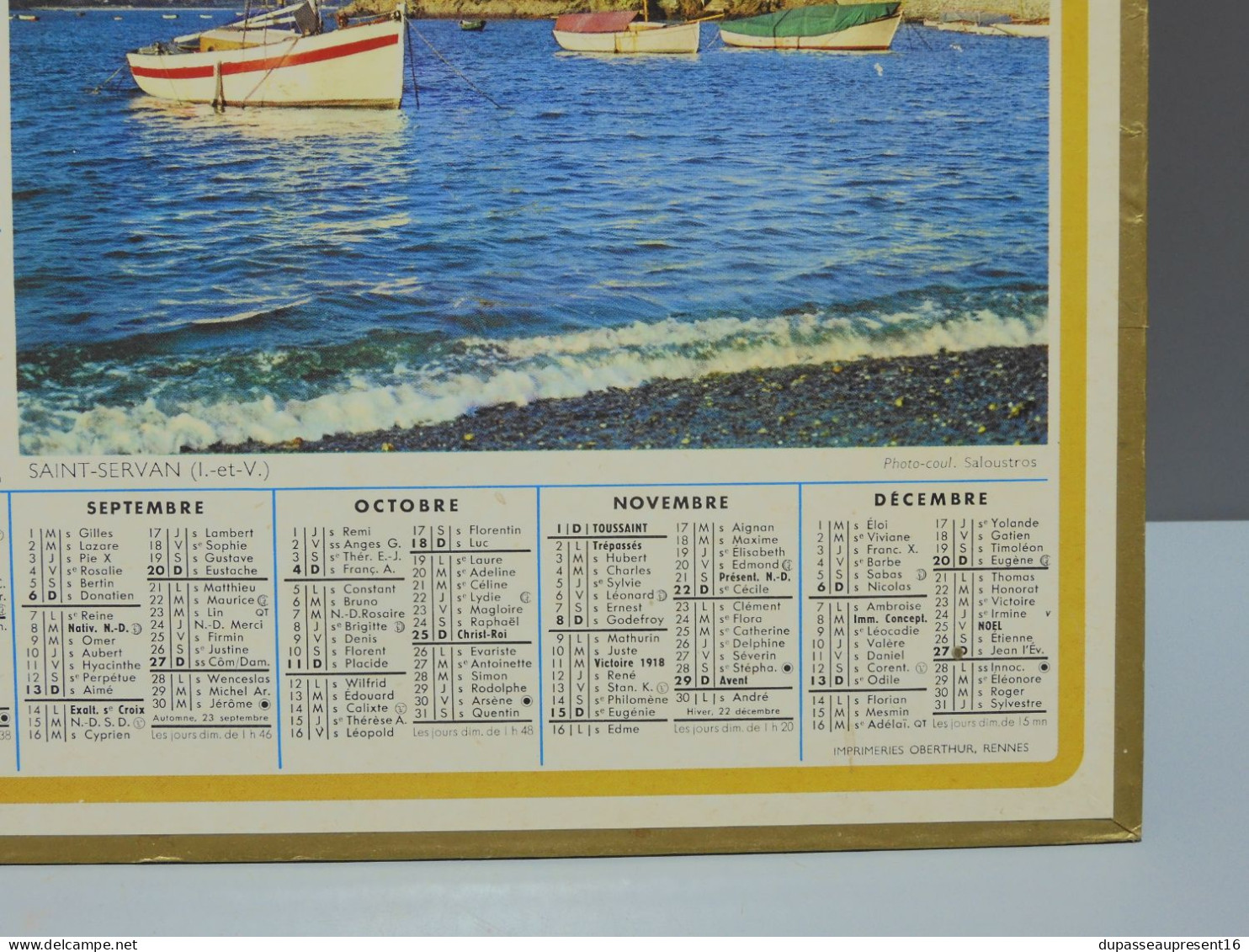 -ANCIEN CALENDRIER ALMANACH PTT  1970 39 LONS LE SAULNIER DOLE COLLECTION    E - Groot Formaat: 1961-70