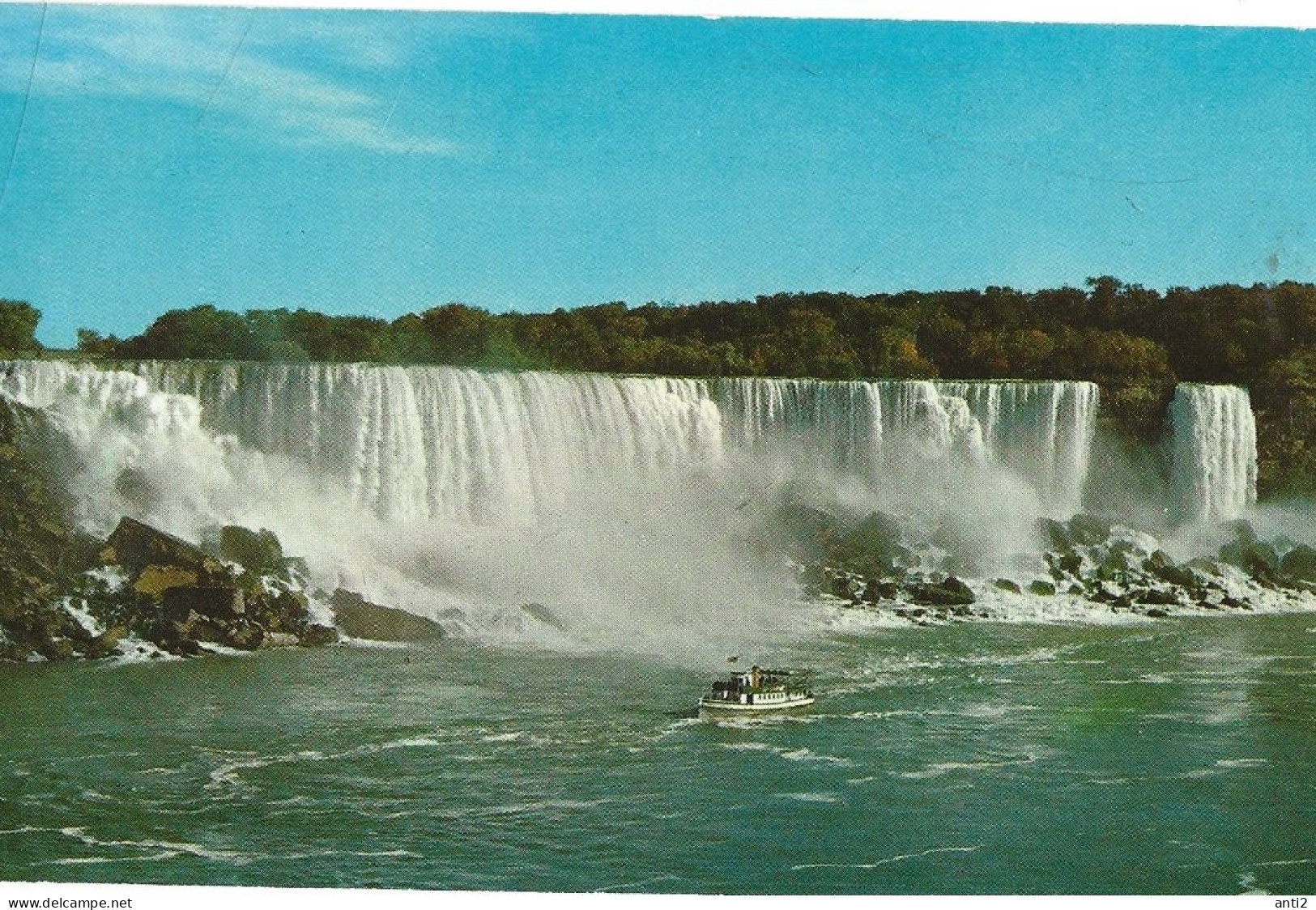 USA  Postal Card American Falls, View Showing Entire Falls, With "Aaid Of The Mist", Unused Card    MS-7 - Other & Unclassified