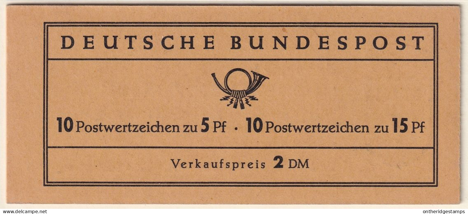 Germany 1965 Sc 824,904 BRD Mi MH 10 Sealed Booklet MNH** - 1951-1970