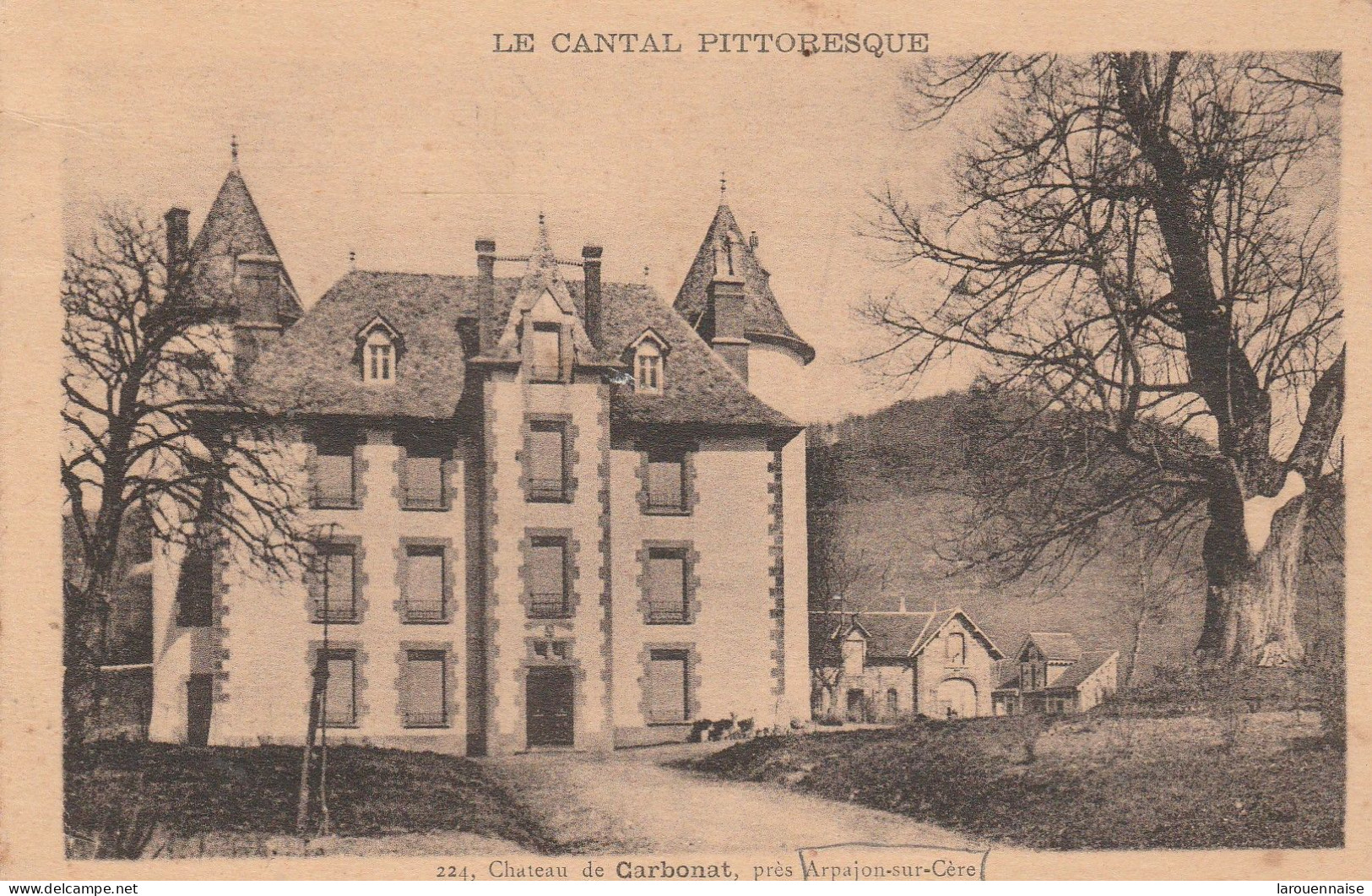 15 - ARPAJON SUR CERE - Château De Carbonat - Arpajon Sur Cere