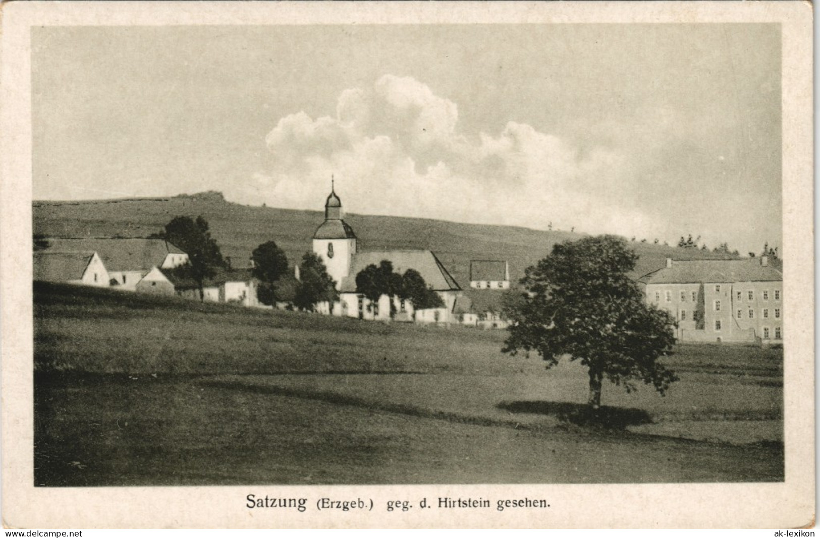 Satzung Am Hirtstein-Marienberg Im Erzgebirge Satzung  Hirtstein Gesehen 1930 - Marienberg