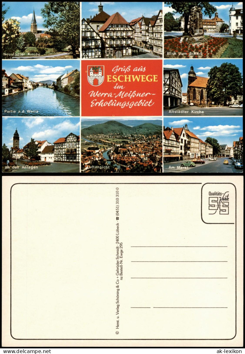 Eschwege Mehrbild-AK Mit Luftansicht, Markt, Kirche, Schloß Uvm. 1980 - Eschwege