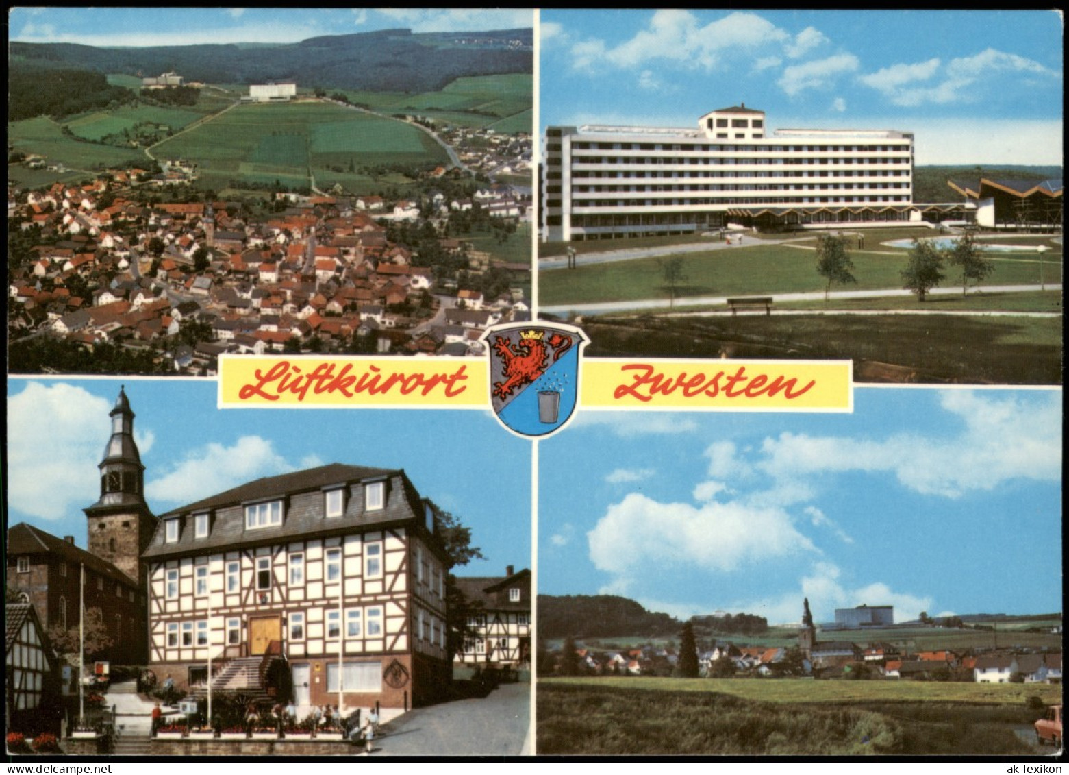 Bad Zwesten-Bad Wildungen Mehrbild-AK Ortsansichten Und Hardtwald-Klinik 1981 - Bad Zwesten