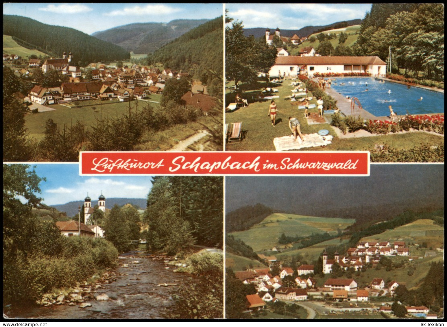 Bad Rippoldsau-Schapbach MB Ortsansichten V. Schapbach Im Schwarzwald 1980 - Bad Rippoldsau - Schapbach