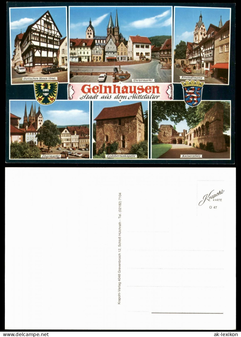 Ansichtskarte Gelnhausen Mehrbild-AK Mit 6 Farbigen Ortsansichten 1980 - Gelnhausen