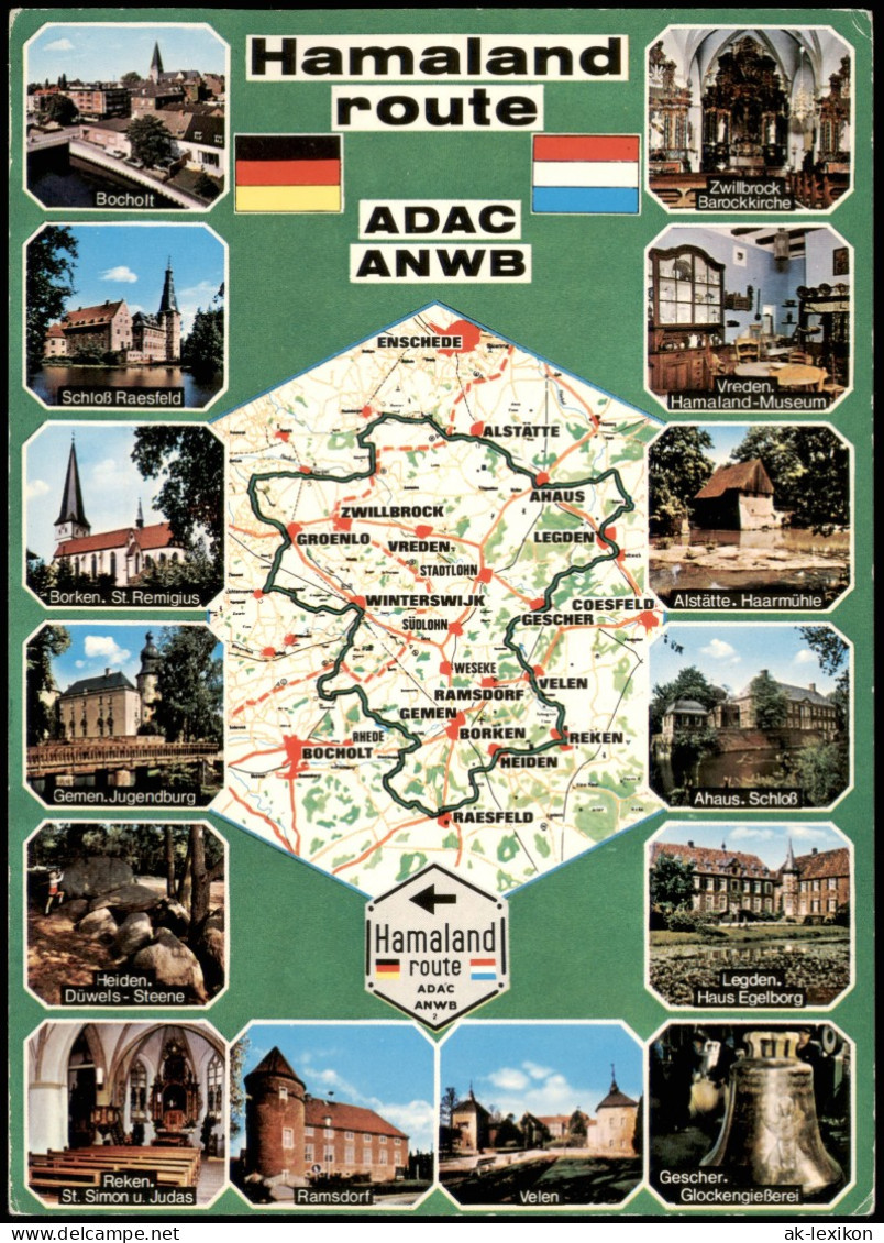 Ahaus Hamaland Route - Schlösser Und Denkmäler Entlang Der Route 1990 - Borken