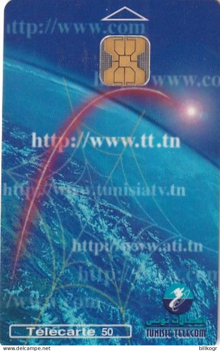 TUNISIA(chip) - Internet, Tirage 50000, 01/00, Used - Tunesië