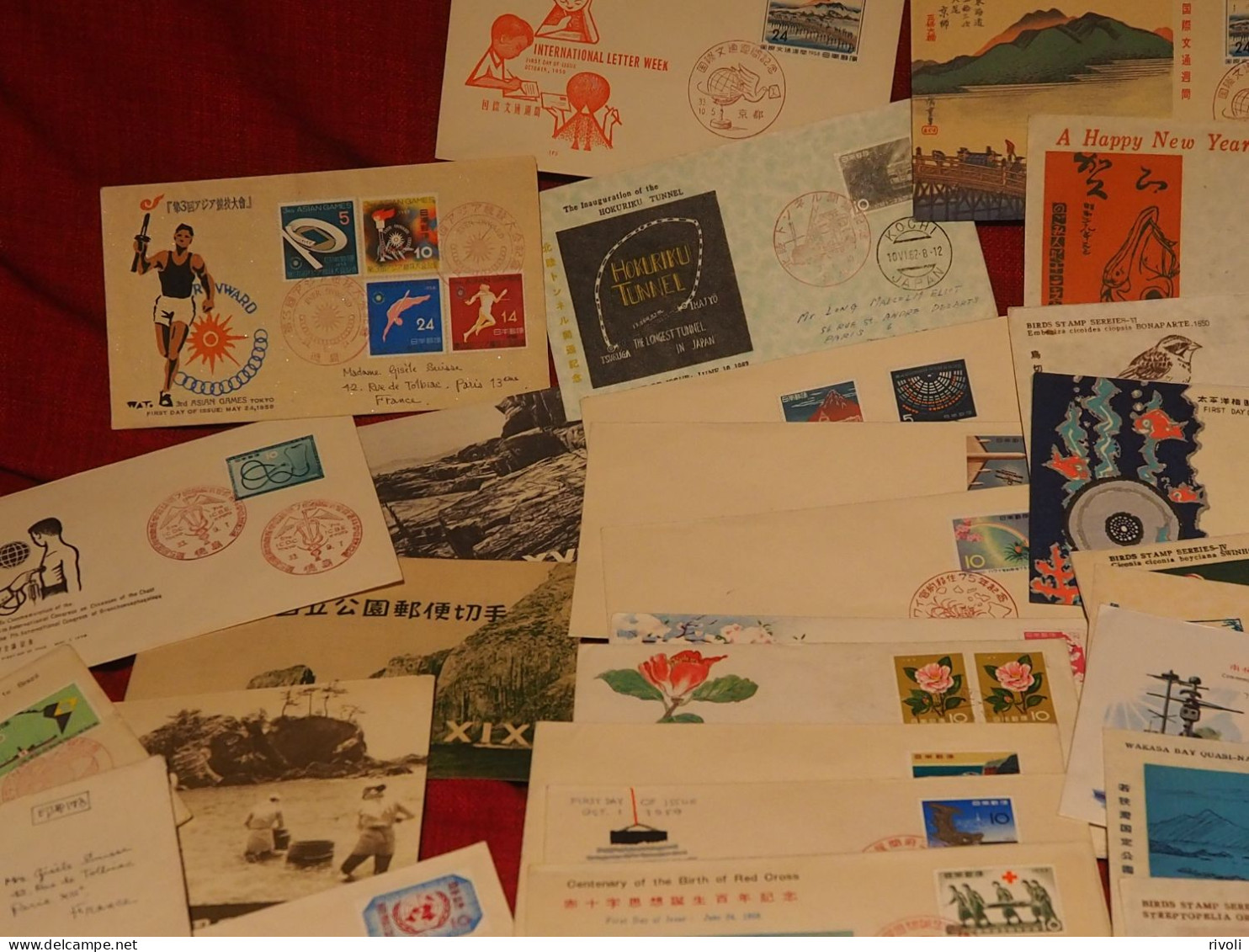 JAPON JAPAN Lot De 87 FDC DE 1957 à 1971 (MAJORITE 1958) - Cartas & Documentos