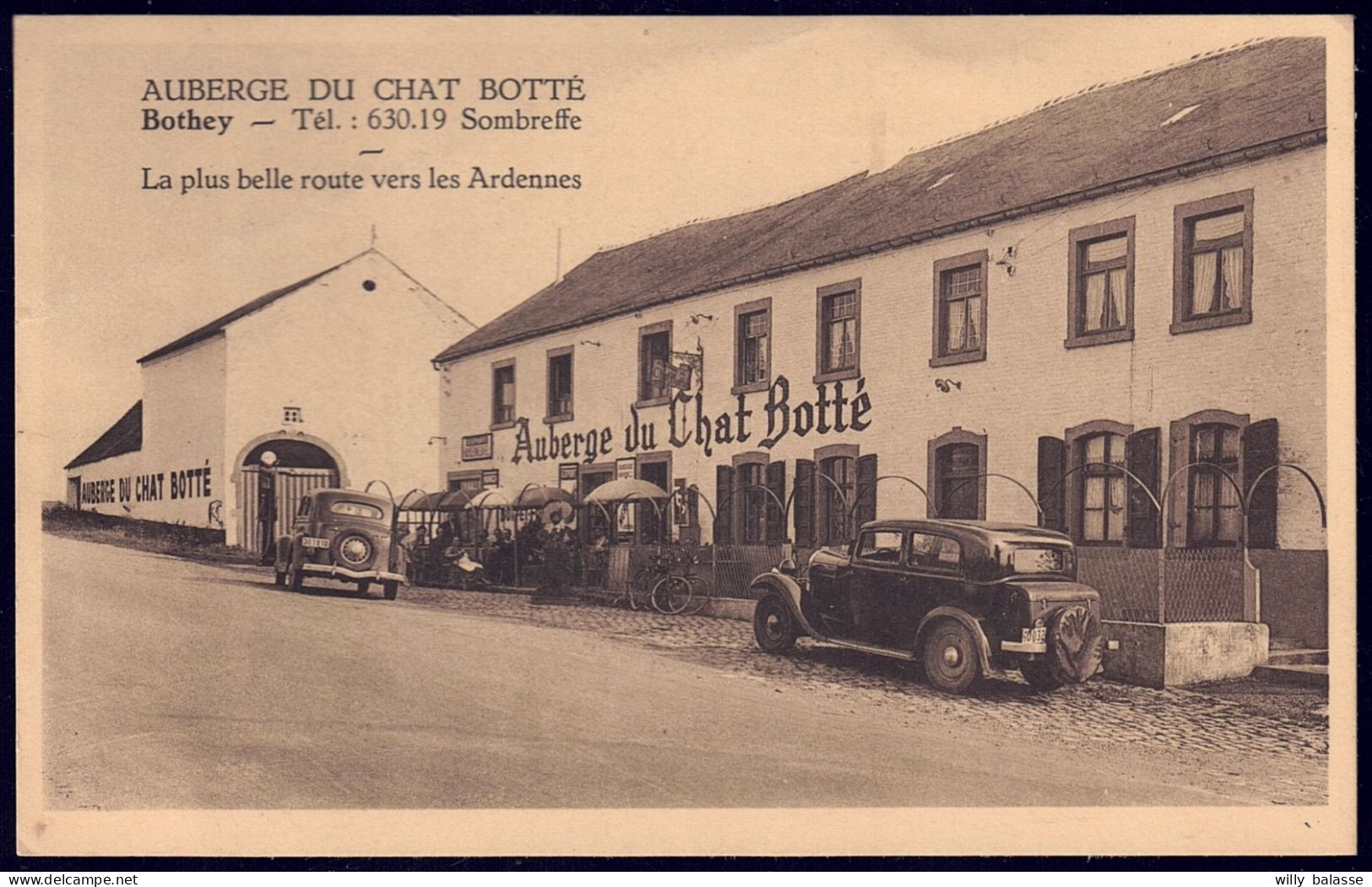 +++ CPA - BOTHEY - Gembloux - Auberge Du Chat Botté - Auto  // - Gembloux