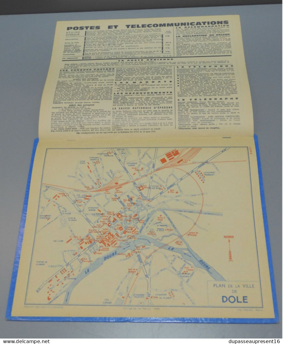 -ANCIEN CALENDRIER ALMANACH PTT 1970 39 LONS LE SAULNIER DOLE COLLECTION    E