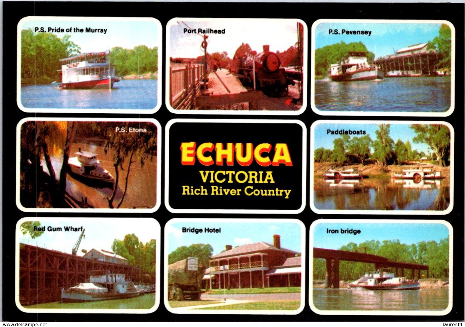 10-2-2024 (3 X 4)  Australia - VIC - Echuca (8 Views) - Autres & Non Classés