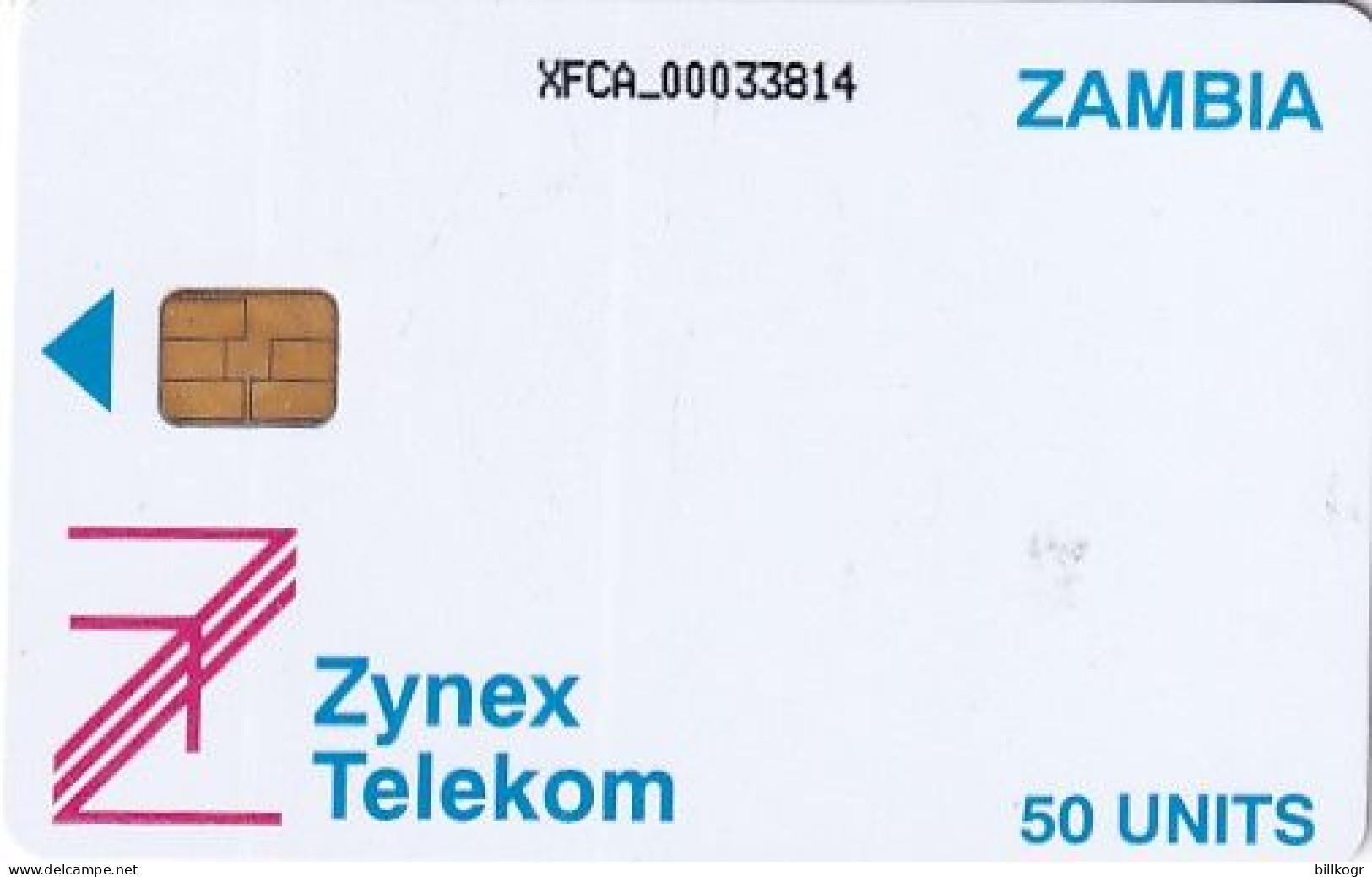 ZAMBIA - Zynex Telecom First Issue 50 Units, CN : XFCA, Used - Zambia