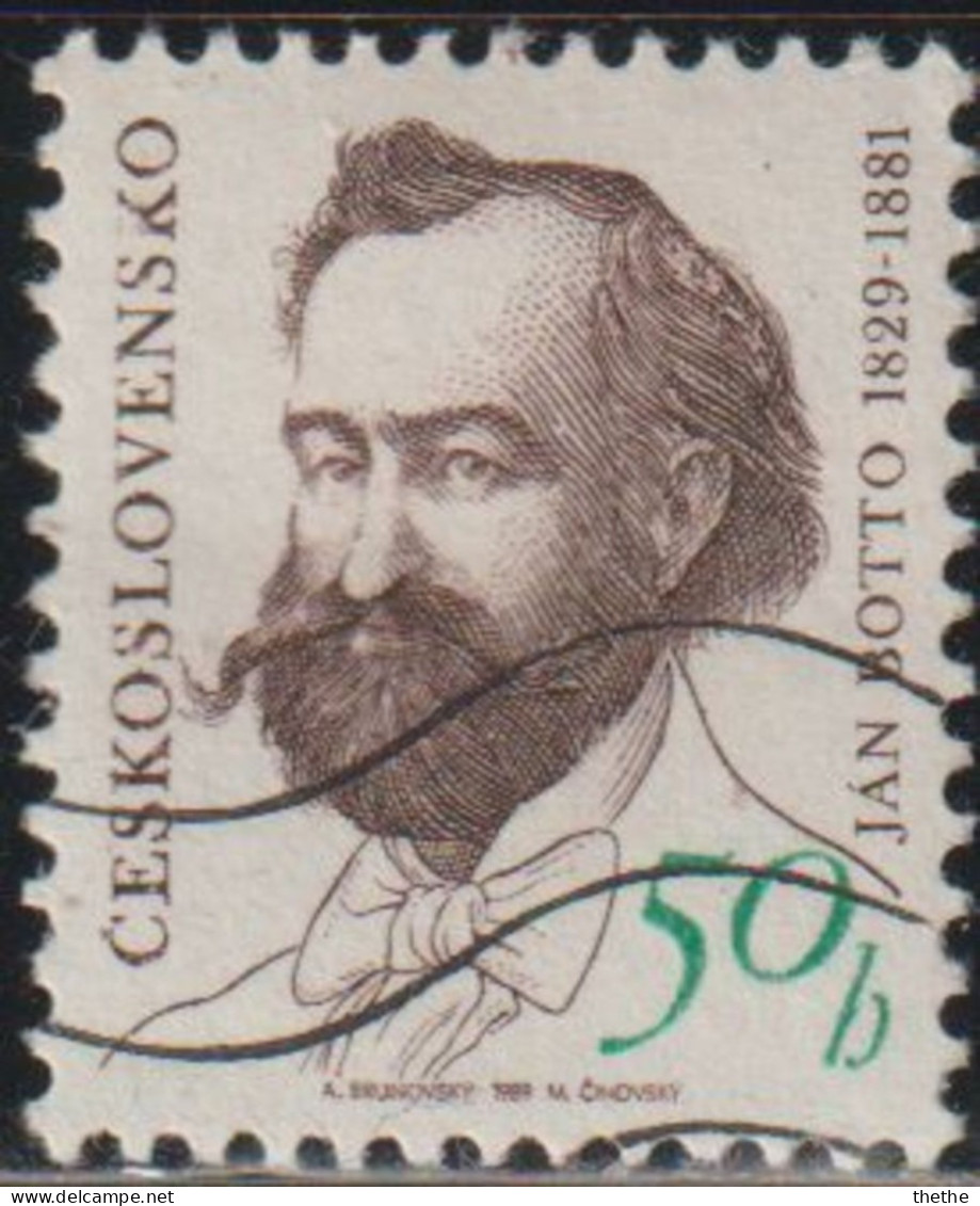 TCHECOSLOVAQUIE - Jan Botto, Poète Slovaque - Used Stamps