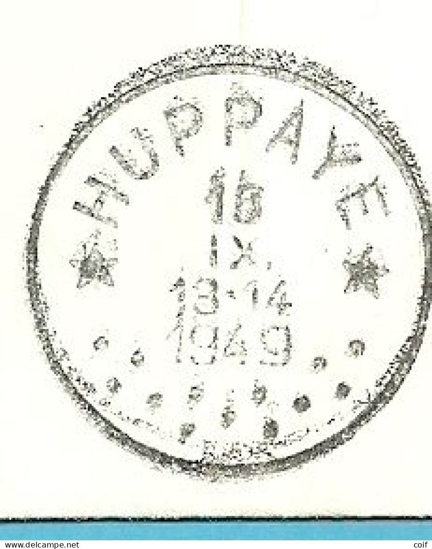 768+771 Op Brief Aangetekend Sterstempel (Relais) * HUPPAYE * - 1948 Exportación