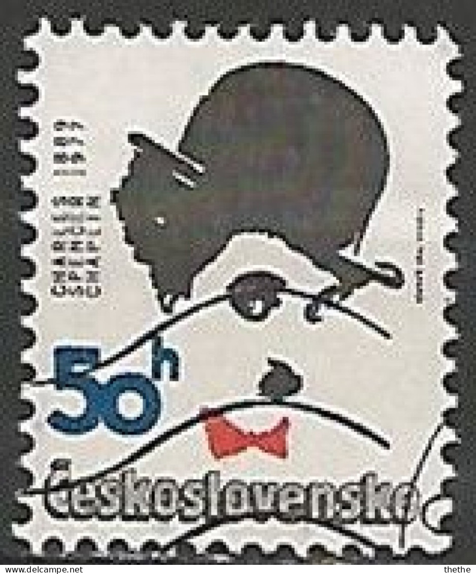 TCHECOSLOVAQUIE - Charles Spencer Chaplin, Acteur Et Cinéaste Britannique - Used Stamps