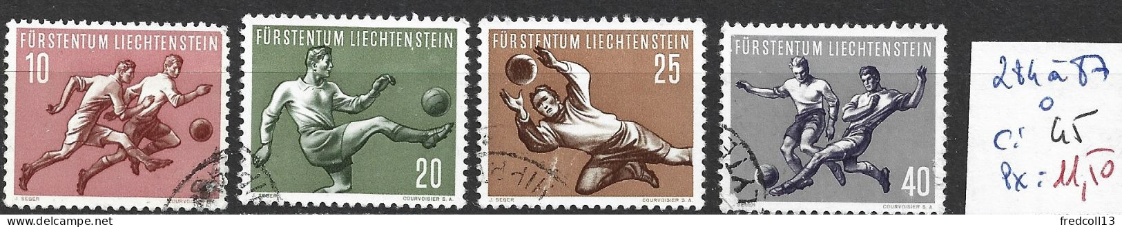 LIECHTENSTEIN 284 à 87 Oblitérés Côte 45 € - Used Stamps