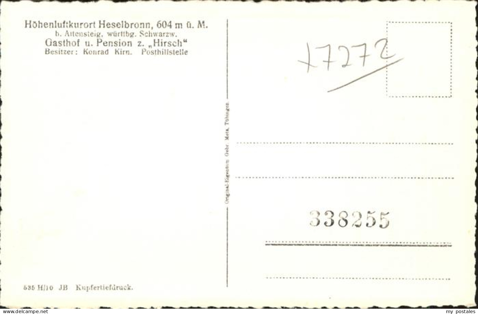41210281 Heselbronn Pension Hirsch Heselbronn - Altensteig