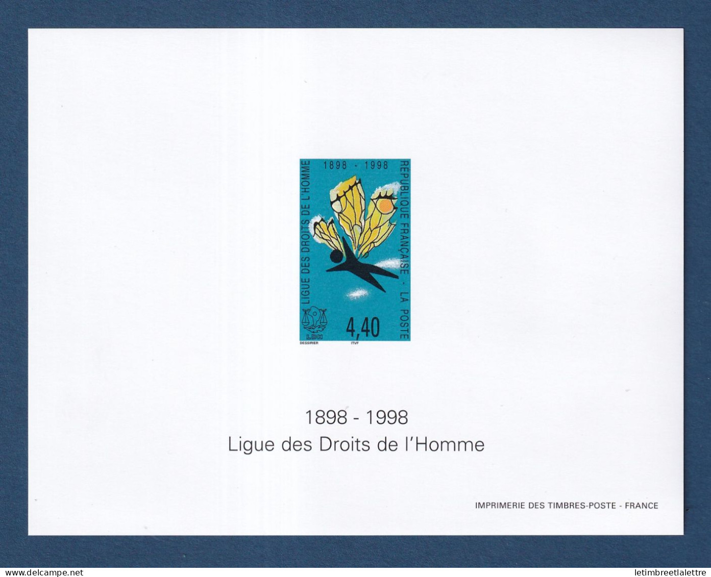 France - Bloc Feuillet Non Dentelé Avec Gomme - YT N° 3149 ** - Neuf Sans Charnière - ND - 1998 - Ungebraucht