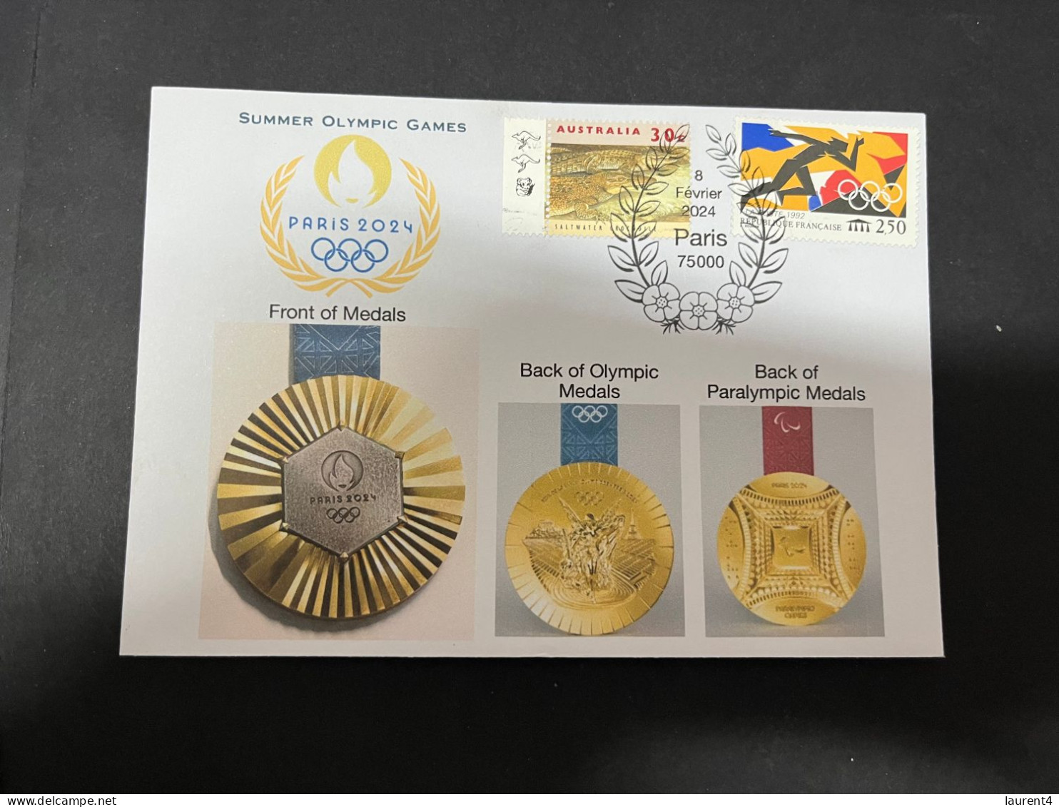 10-2-2024 (3 X 47) Paris Olympic Games 2024 - 2024 Summer Olymic Games Medals Unveilled In Paris - Zomer 2024: Parijs