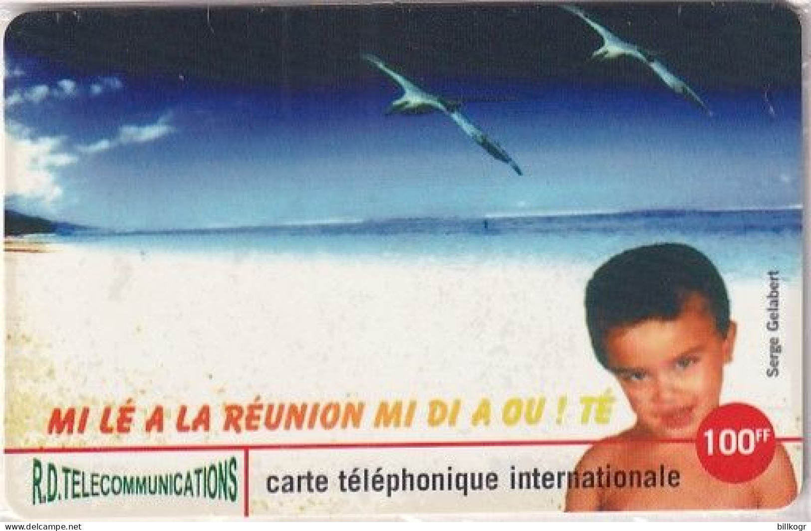 REUNION - Child Of Reunion, R.D. Prepaid Card 100 FF, Tirage 1000, Mint - Réunion