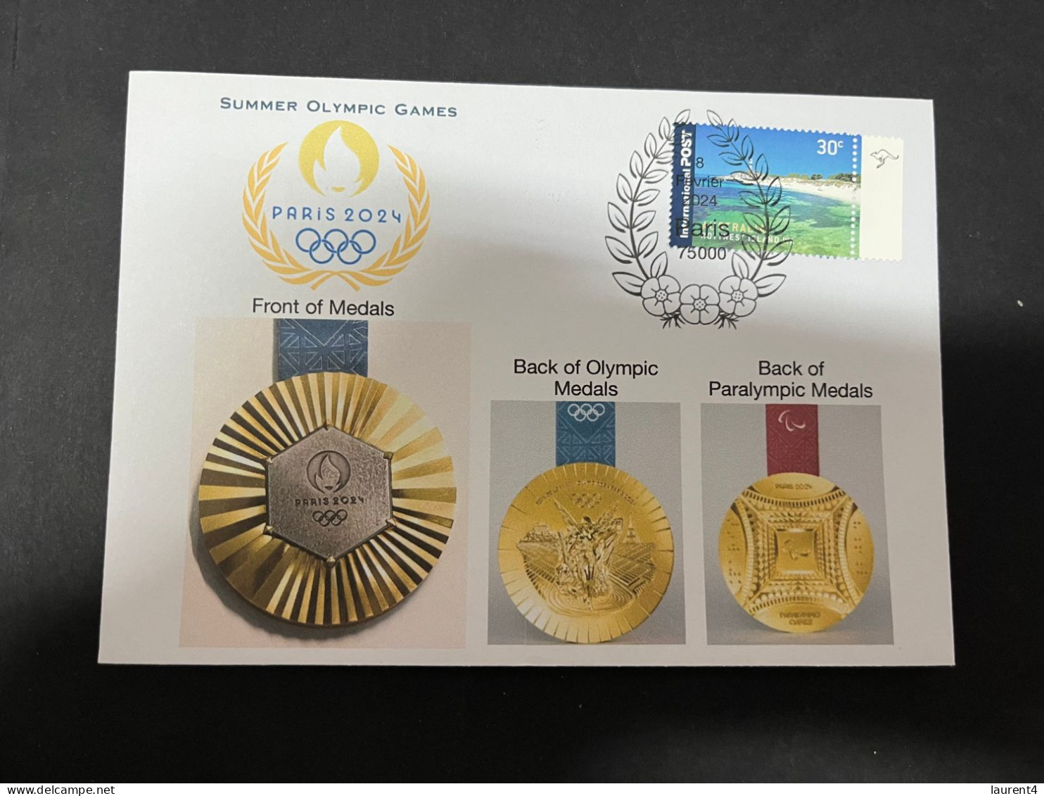 10-2-2024 (3 X 47) Paris Olympic Games 2024 - 2024 Summer Olymic Games Medals Unveilled In Paris - Estate 2024 : Parigi