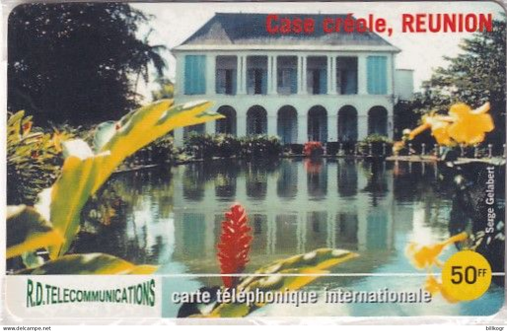 REUNION - Case Creole 2, R.D. Telecom Prepaid Card 50 FF, Tirage 2000, Mint - Réunion