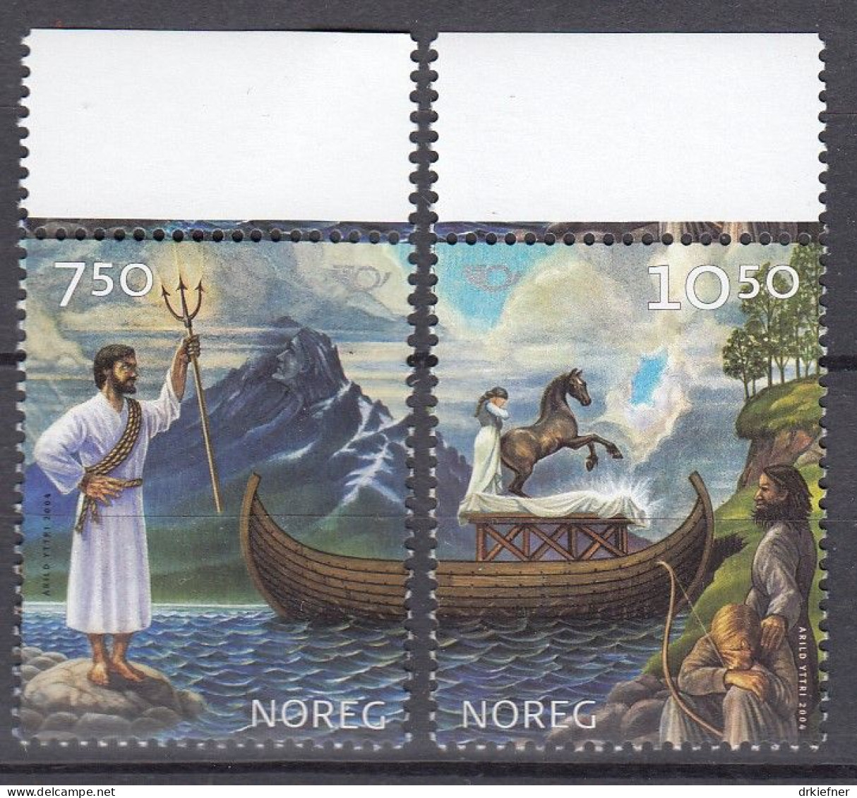 NORWEGEN  1500-1501, Postfrisch **, NORDEN: Nordische Mythen, 2004 - Neufs