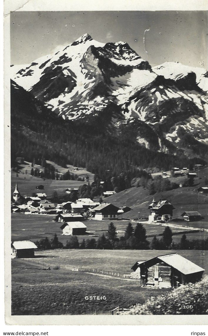 (Suisse BE ) GSTEIG Vue Générale - Gsteig Bei Gstaad