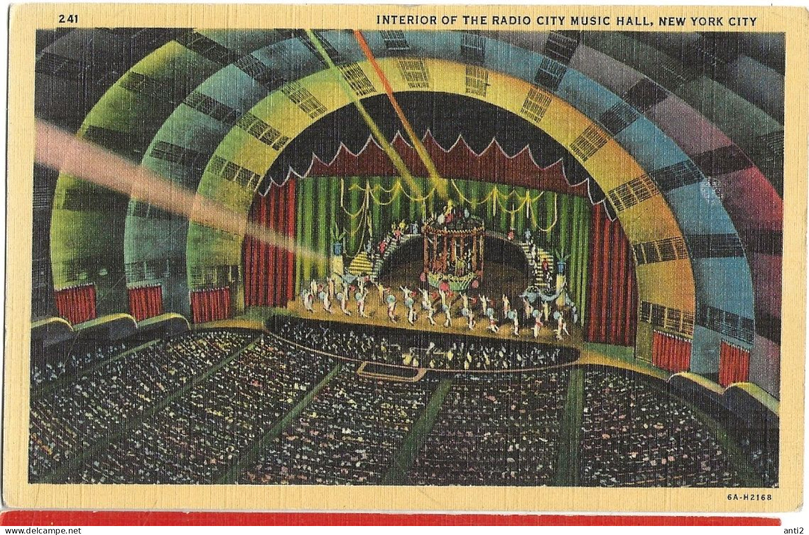 USA   Interior Of The Radio City Music Hall, New York City -  Unused Card     340 - Andere Monumenten & Gebouwen