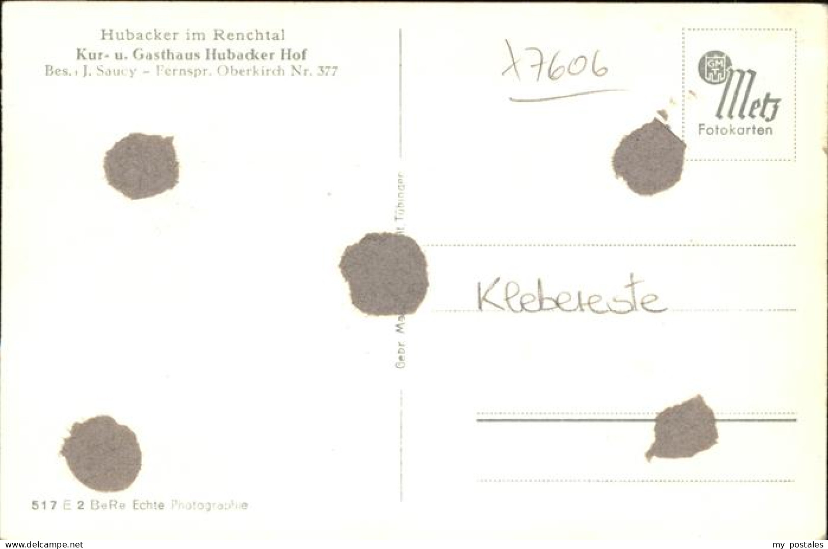 41209621 Renchtal Gasthaus Hubacker Hof Oberkirch - Oberkirch