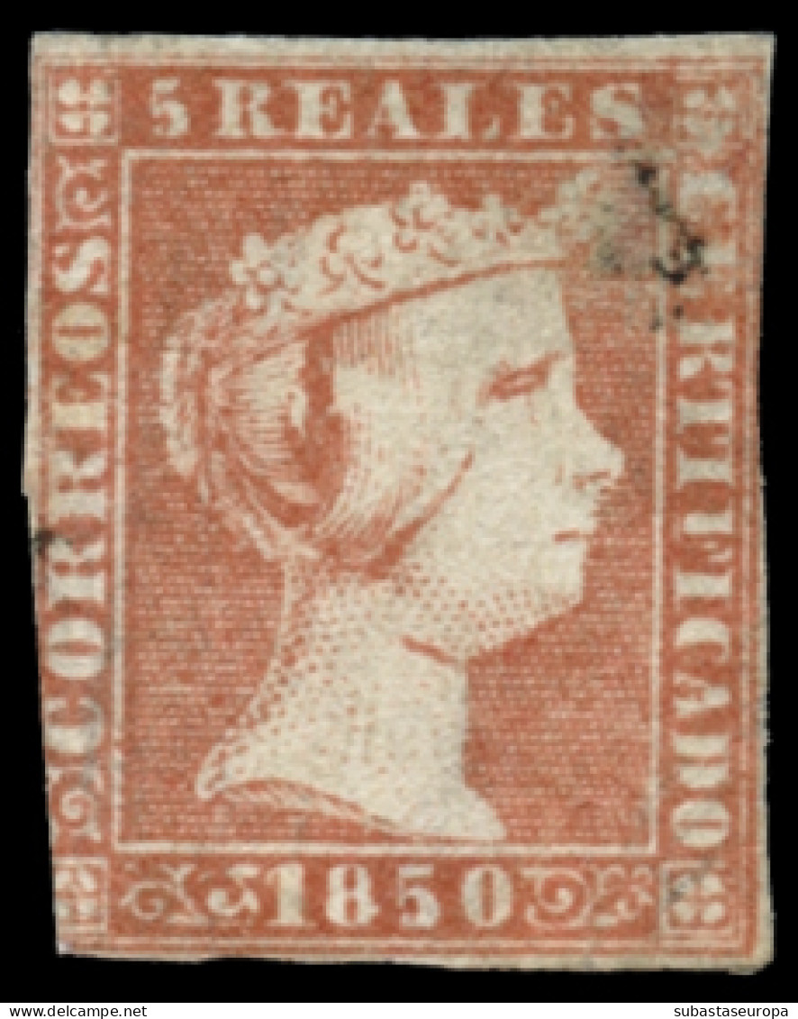 Ø 3. 5 Reales. Márgenes Cortos. Examinar. Cat. 260 €. - Used Stamps