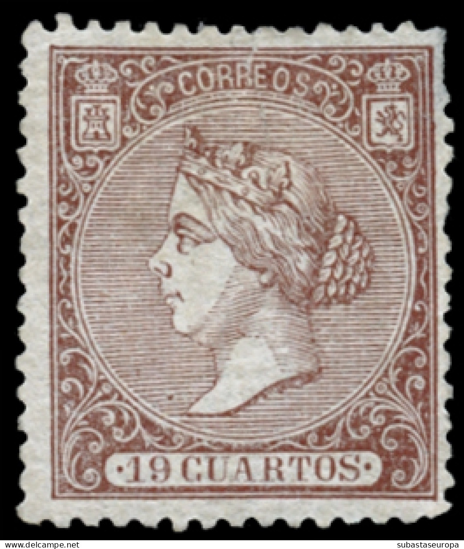 (*) 83. 19 Ctos. El Sello Tiene Buen Centraje, Rotura En La Superior Central Y Algún Diente Corto Margen Derecho. Certif - Unused Stamps