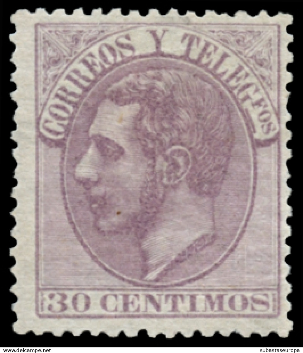 (*) 211. Alfonso XII. 30 Cts. Bien Centrado. Cat. 300 €. - Unused Stamps