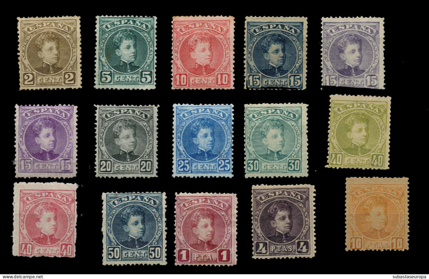 * 241/55. Cadete. Centrajes Diversos. Colores Frescos. Cat. 1200 €. - Unused Stamps