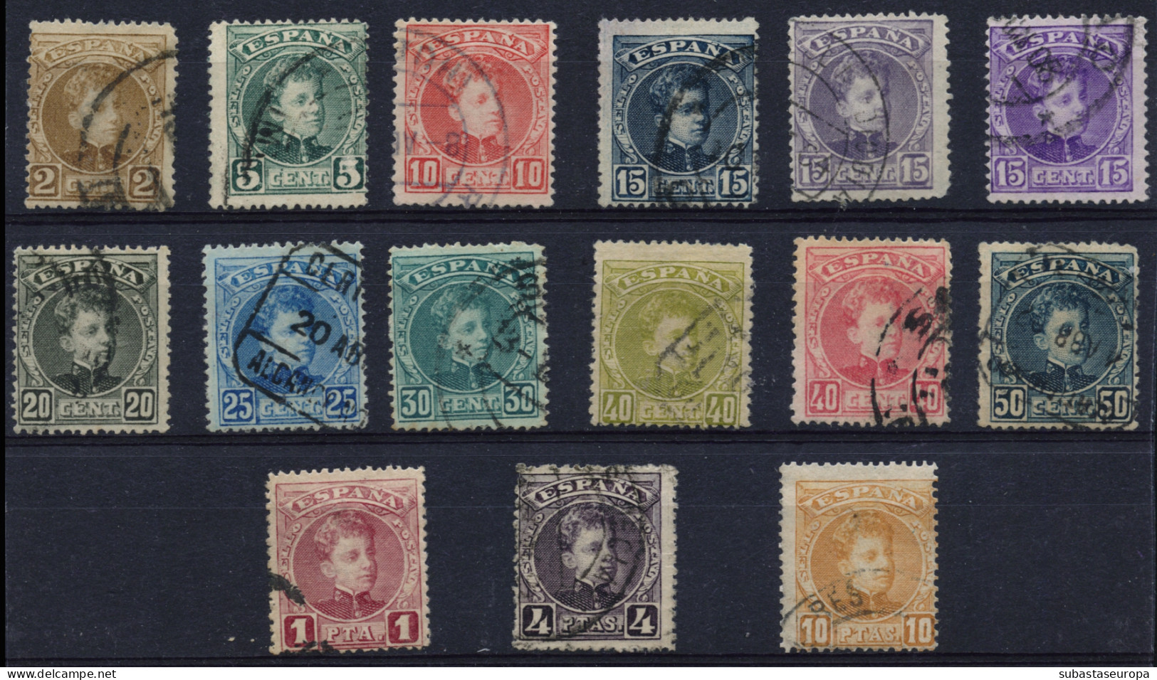 Ø 241/55. Cadete. Centrajes Diversos. Cat. 162 €. - Used Stamps