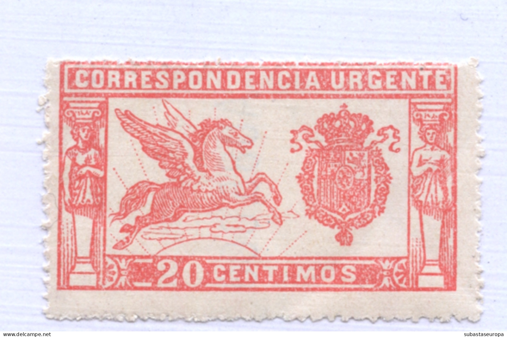 ** 256. Pegaso. Centraje De La Emisión. Cat. 124 €. - Unused Stamps